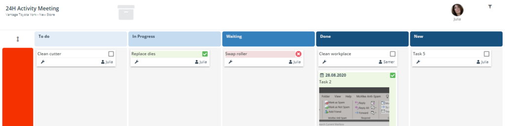 DigiLEAN kanban example