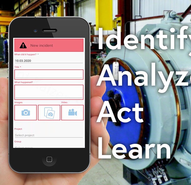 Incident can be reported on the go using the dedicated mobile app