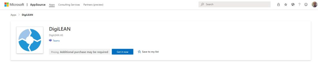 DigiLEAN available in Microsoft AppSource