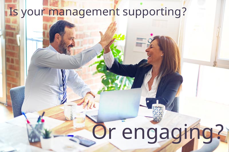 Why lean fail - is management supporting og engaging