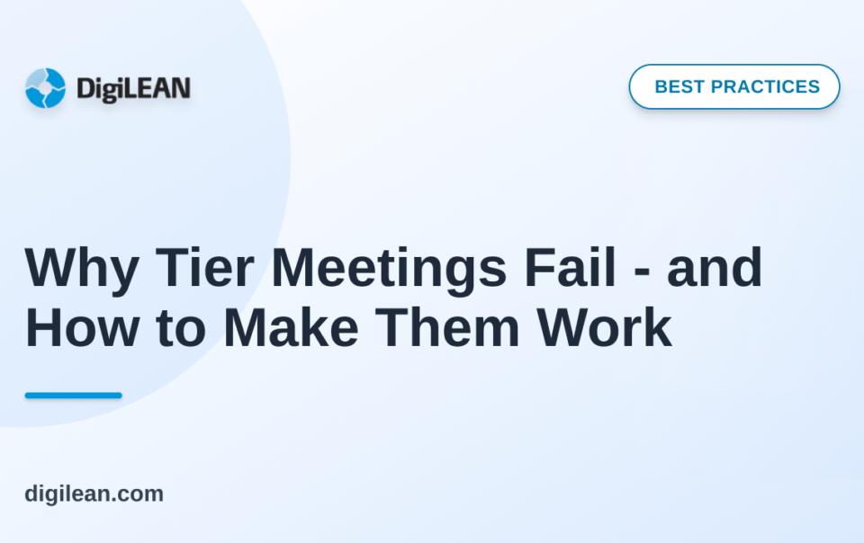 why tier meetings fail