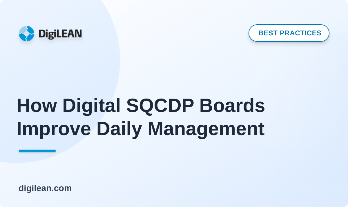 SQCDP boards in daily management