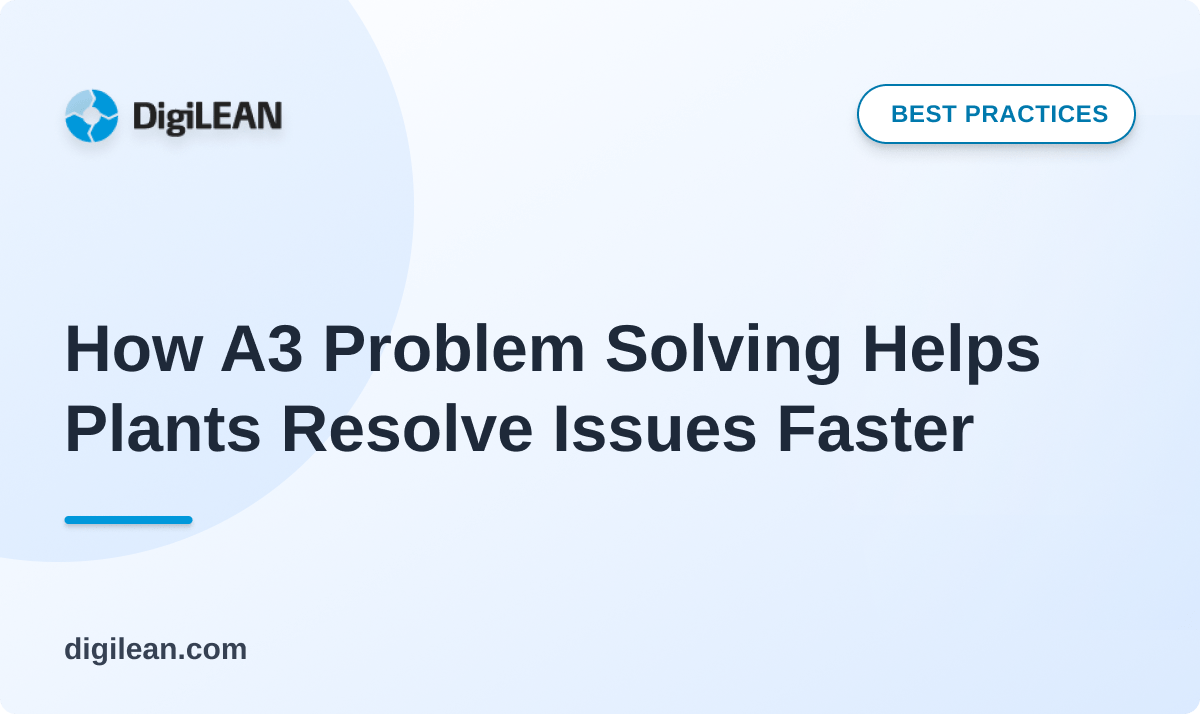 A3 problem solving